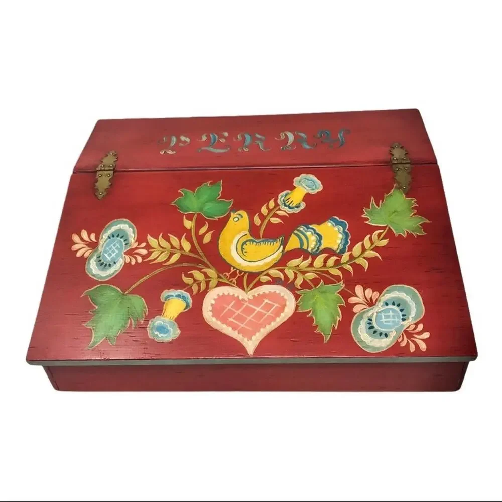 Large Hand Painted Folk Art Partridge 